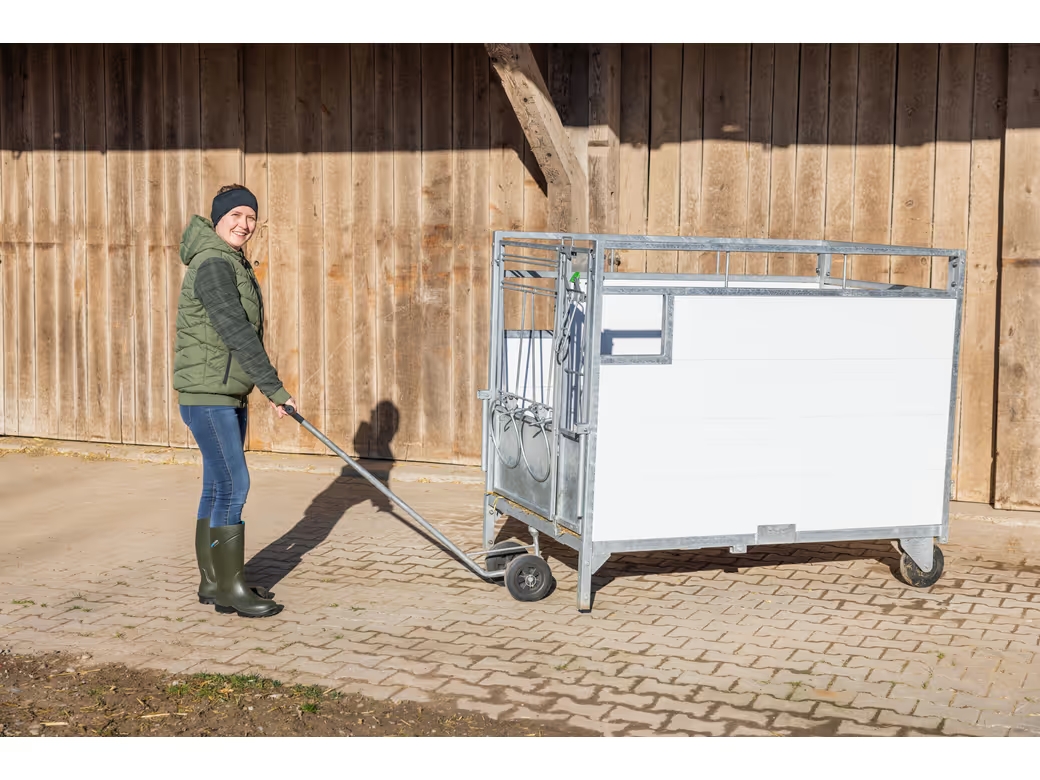 Fahrvorrichtung für Kälberbox